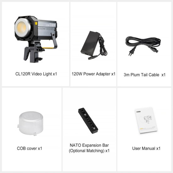 COLBOR CL120R LED RGB Video Light at 120W Output COLBOR CL120R LED RGB Video Light at 120W Output